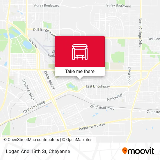 Logan And 18th St map