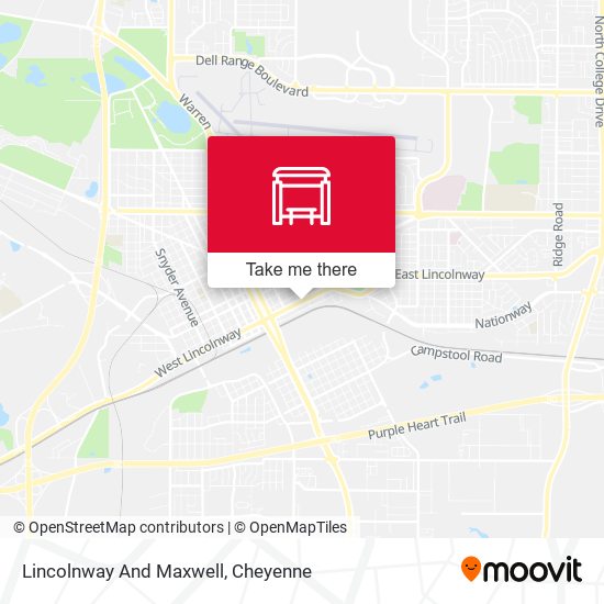 Lincolnway And Maxwell map