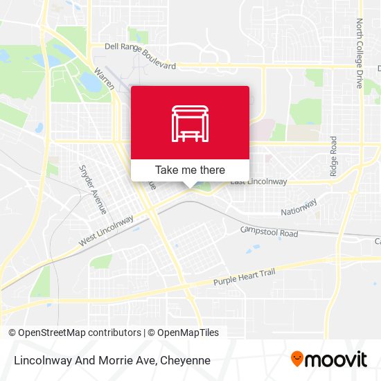 Lincolnway And Morrie Ave map