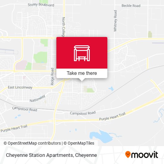 Mapa de Cheyenne Station Apartments