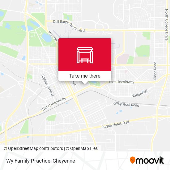 Wy Family Practice map