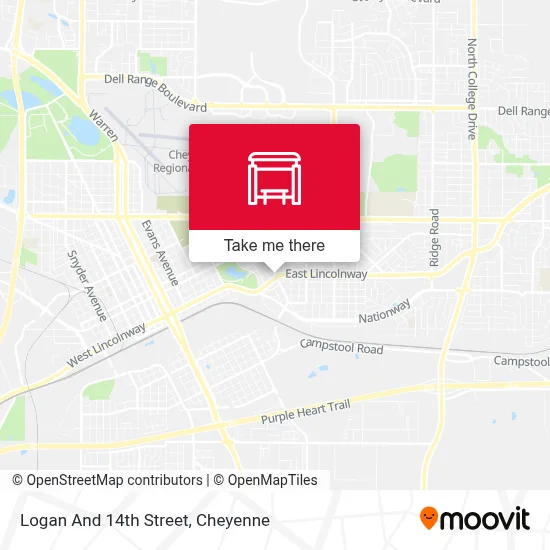 Logan And 14th Street map