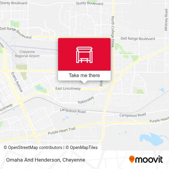 Omaha And Henderson map