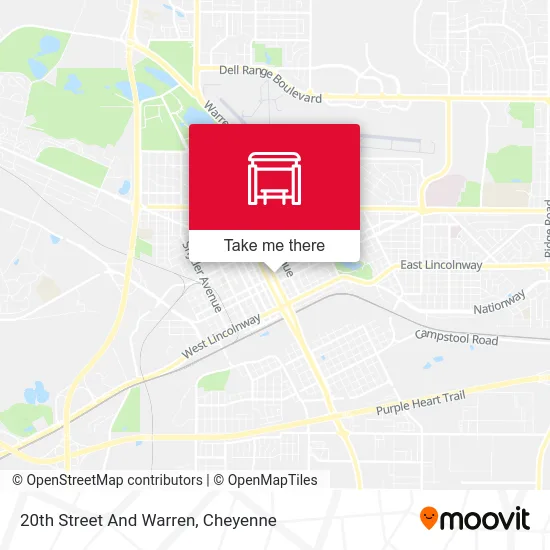 20th Street And Warren map