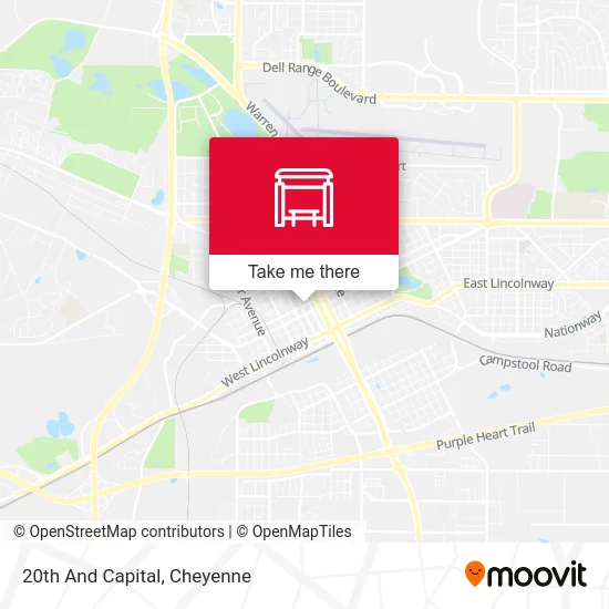 20th And Capital map