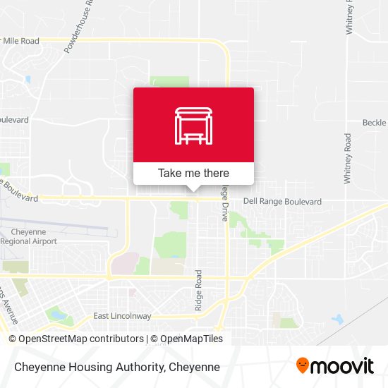 Cheyenne Housing Authority map