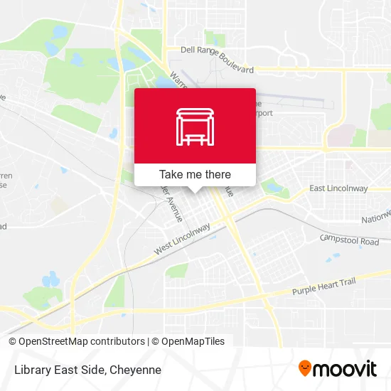 Library East Side map