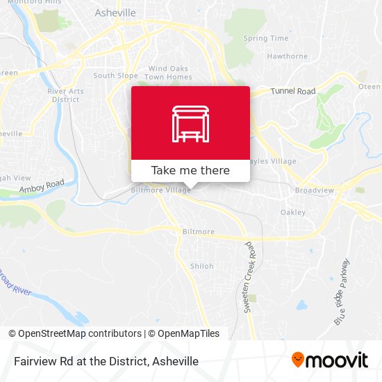 Fairview Rd at the District map
