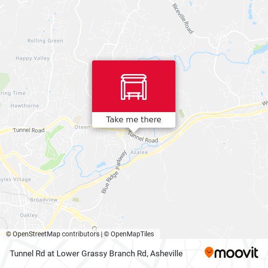 Mapa de Tunnel Rd at Lower Grassy Branch Rd