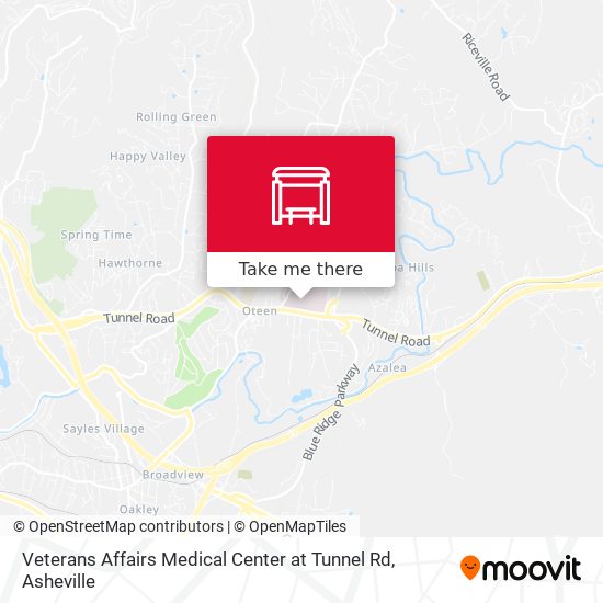 Mapa de Veterans Affairs Medical Center at Tunnel Rd