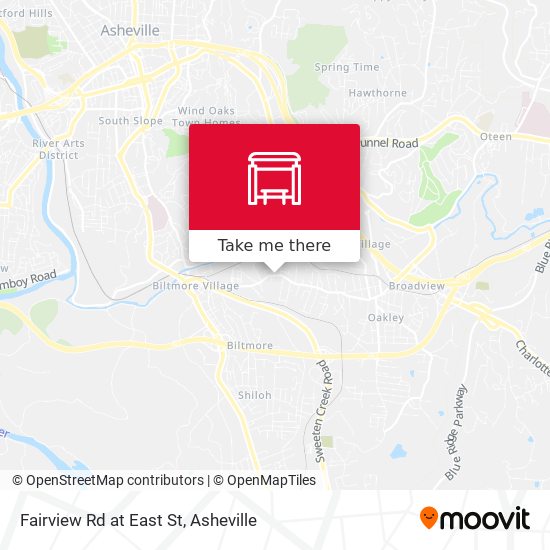 Mapa de Fairview Rd at East St