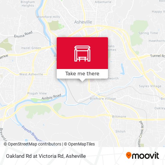 Mapa de Oakland Rd at Victoria Rd