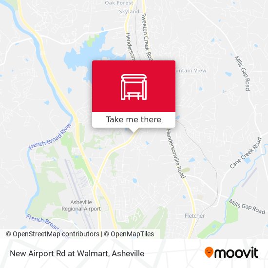 Mapa de New Airport Rd at Walmart