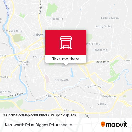 Mapa de Kenilworth Rd at Digges Rd