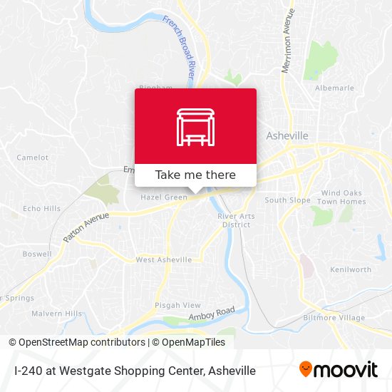Mapa de I-240 at Westgate Shopping Center