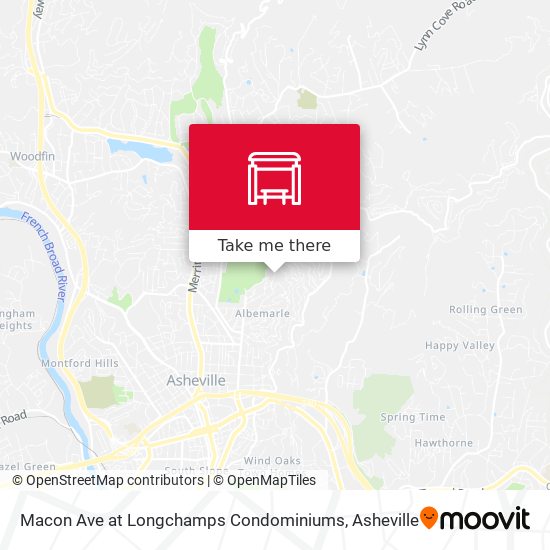 Mapa de Macon Ave at Longchamps Condominiums