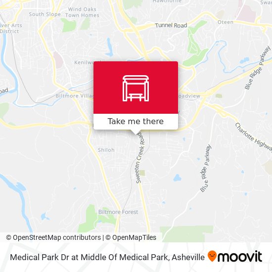 Medical Park Dr at Middle Of Medical Park map