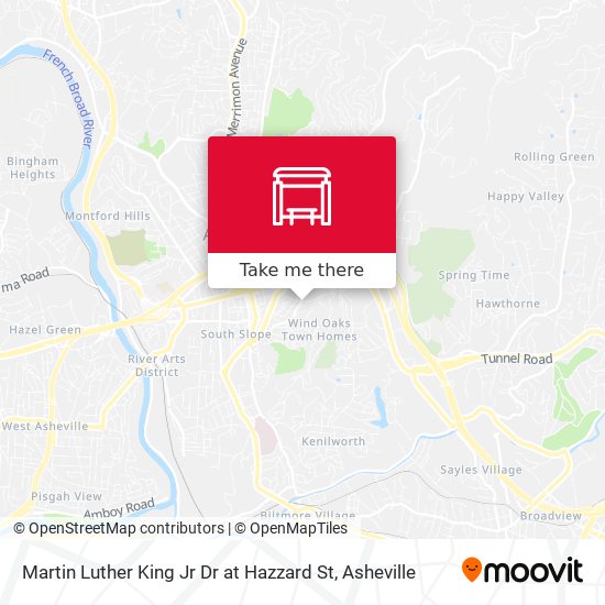 Mapa de Martin Luther King Jr Dr at Hazzard St