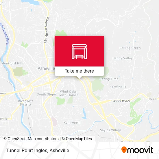 Mapa de Tunnel Rd at Ingles
