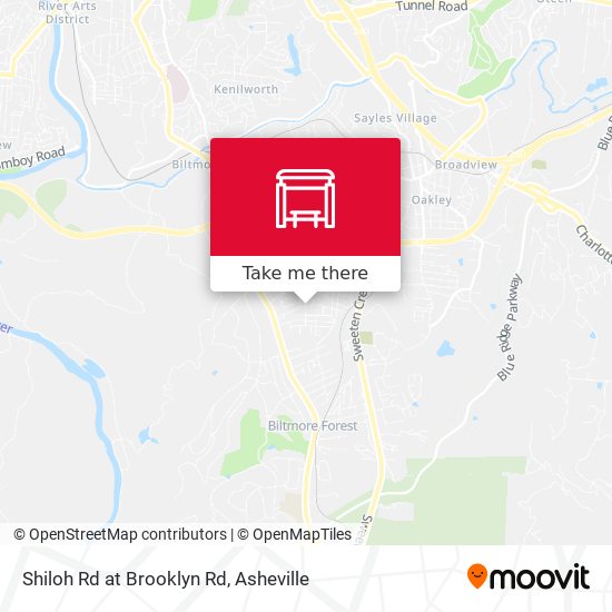 Shiloh Rd at Brooklyn Rd map