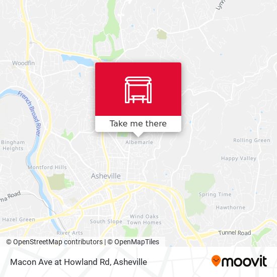 Macon Ave at Howland Rd map