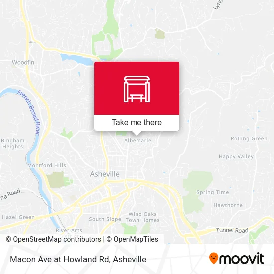 Mapa de Macon Ave at Howland Rd