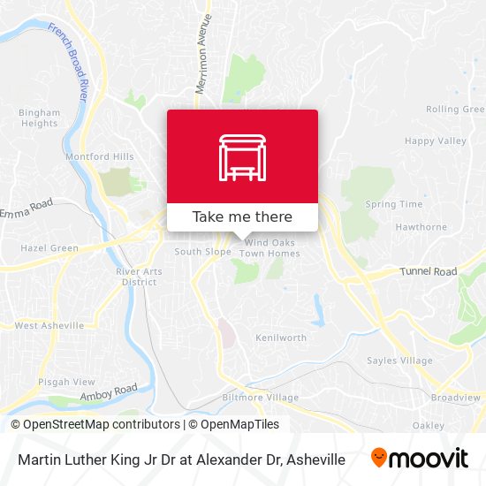 Martin Luther King Jr Dr at Alexander Dr map