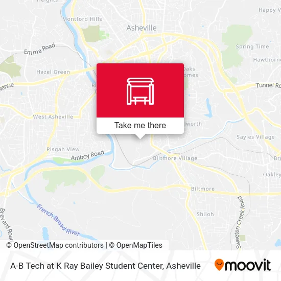 A-B Tech at K Ray Bailey Student Center map