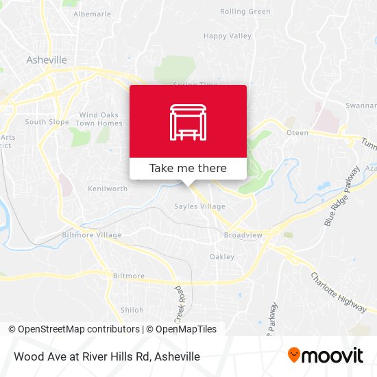 Mapa de Wood Ave at River Hills Rd