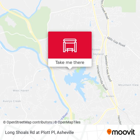 Mapa de Long Shoals Rd at Plott Pl