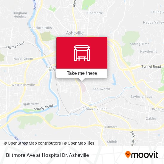 Mapa de Biltmore Ave at Hospital Dr