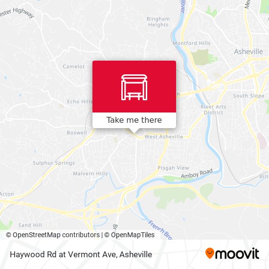 Haywood Rd at Vermont Ave map