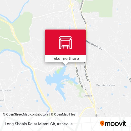 Mapa de Long Shoals Rd at Miami Cir