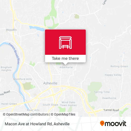 Macon Ave at Howland Rd map