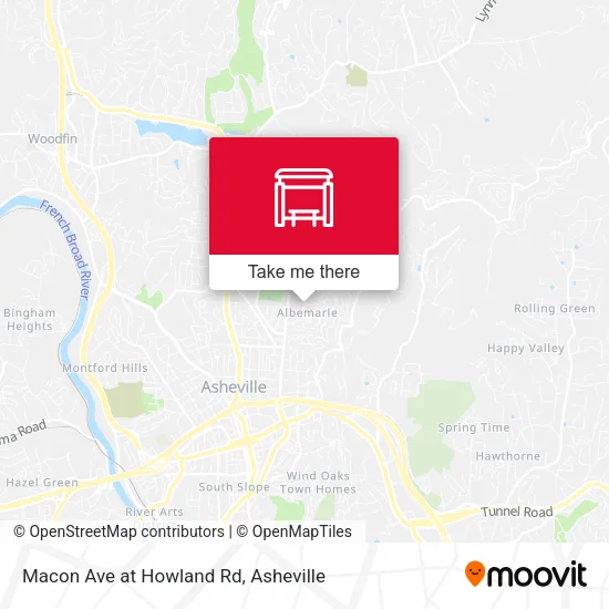Mapa de Macon Ave at Howland Rd