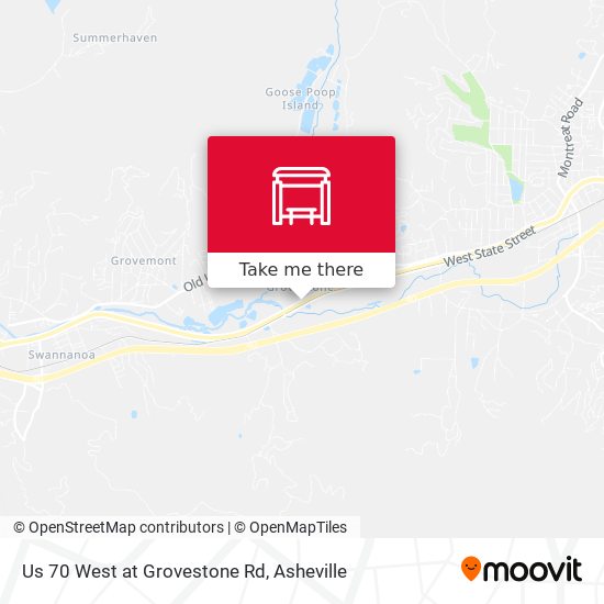 Mapa de Us 70 West at Grovestone Rd