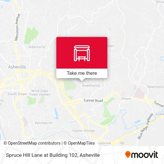 Mapa de Spruce Hill Lane at Building 102