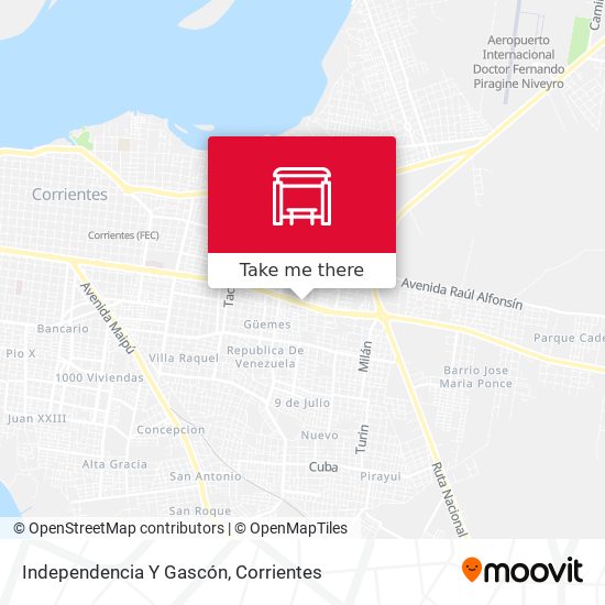 Mapa de Independencia Y Gascón