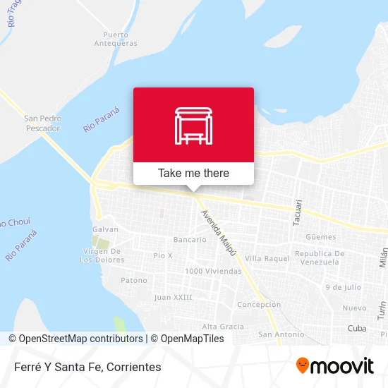 Ferré Y Santa Fe map