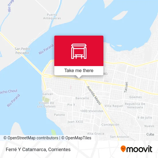 Ferré Y Catamarca map