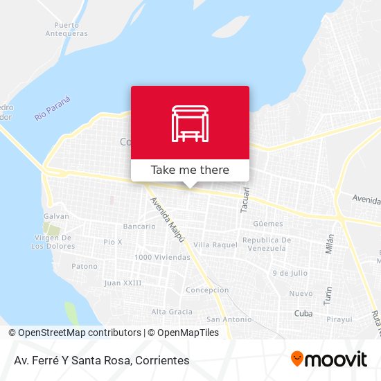 Mapa de Av. Ferré Y Santa Rosa