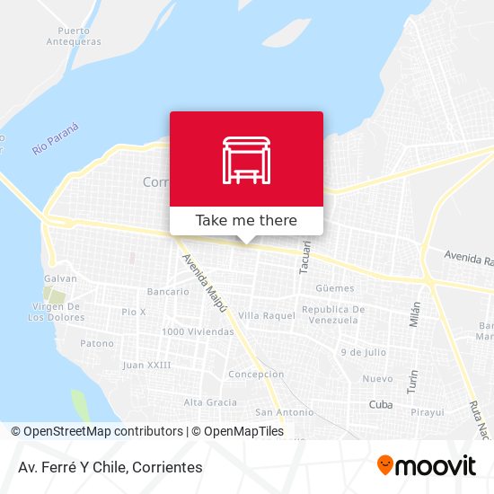 Mapa de Av. Ferré Y Chile