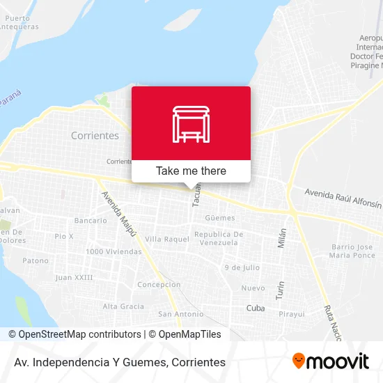Av. Independencia Y Guemes map