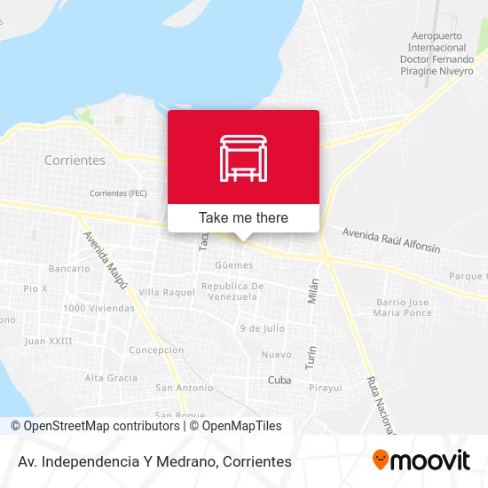 Av. Independencia Y Medrano map