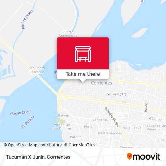 Tucumán X Junín map