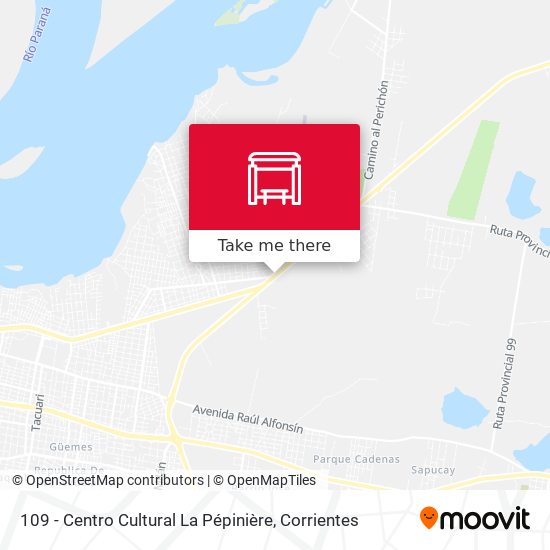 Mapa de 109 - Centro Cultural La Pépinière