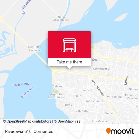 Rivadavia 510 map