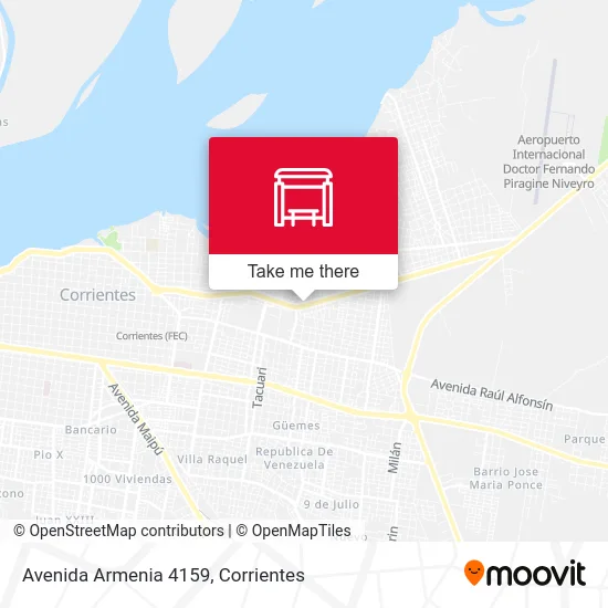 Avenida Armenia 4159 map