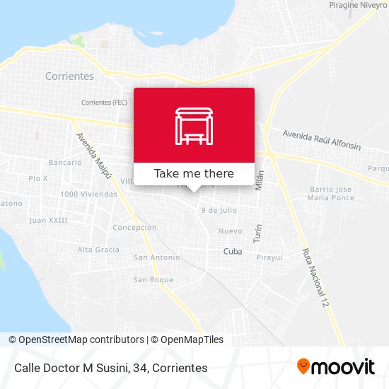 Calle Doctor M Susini, 34 map