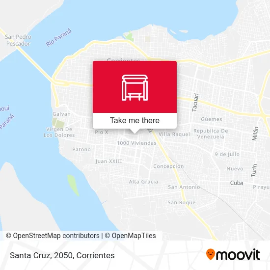 Santa Cruz, 2050 map